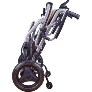 Silla de ruedas eléctrica plegable más liviana del mundo, pesa solo 30 libras - Alcance de crucero de 12 mi, batería desmontable - Servicio desde EE. UU.
