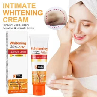 Crema hidratante blanqueadora Universal para hombres y mujeres, vitamina C, axilas, partes privadas, muslos interiores, elimina la melanina depositada
