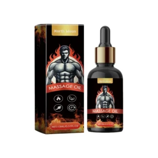 North Moon Aceite de Masaje para Hombres El Cuerpo para Hombres Hidrata la Piel Aceite de Masaje Tópico para el Cuidado del Cuerpo