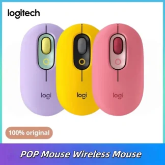Logitech POP Mouse Inalámbrico Bluetooth Ratón Silencioso iPad Tablet Laptop Oficina