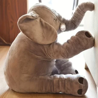 Elefante suave de peluche, bonito elefante, almohada para dormir, animales de peluche, los mejores regalos para decoración de habitación de cumpleaños
