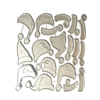 Troqueles corte Metal, sombrero Navidad, plantilla colección recortes, troqueles, tarjeta en relieve L43B