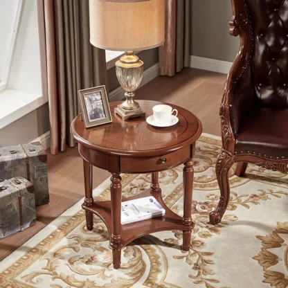 Mesas De Centro elegantes, muebles De madera para sala De estar, sofá esquinero De diseño lateral, mesita De noche De lujo para café, Mini Mesa De Centro De comedor JGY