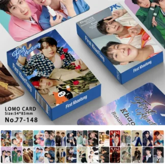 30 tarjetas pequeñas de doble cara de la cadena principal de la estrella tailandesa GeminiFourth ZEENUNEW Tarjeta fotográfica polarida LOMO Tarjeta pequeña