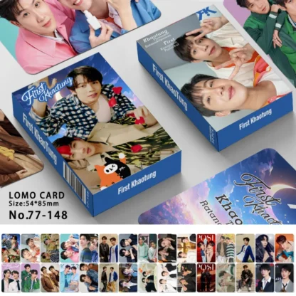 30 tarjetas pequeñas de doble cara de la cadena principal de la estrella tailandesa GeminiFourth ZEENUNEW Tarjeta fotográfica polarida LOMO Tarjeta pequeña