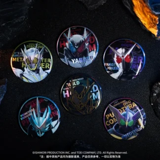 Nuevo Genuino Kamen Rider Dangerous Rider serie Tin Pin insignia periféricos de animé Merch productos juguetes regalo