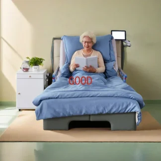 Cama de lactancia para personas mayores con sensor de humedad para limpieza automática de movimientos intestinales y ángulo de respaldo ajustable