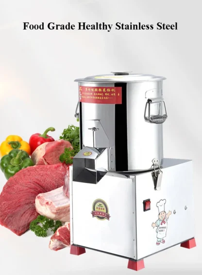 Picadora eléctrica Universal para cortar verduras, máquina de frenos multifunción de acero inoxidable, picadora de carne y alimentos 250