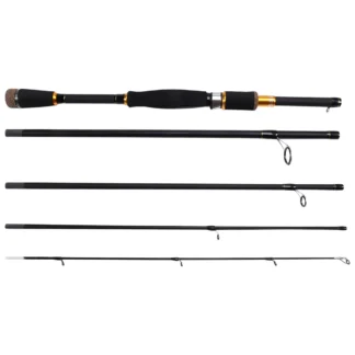 Caña de pescar de carbono A72Z, caña de articulación ajustable Ml, mango recto multiarticulación, caña de pescar portátil para exteriores, 210cm