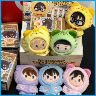 Caja ciega de la serie Detective Conan de Anime, muñecas modelo Bento, juguetes de peluche, figura colgante Bento, juguetes coleccionables, regalos Kawaii para niños