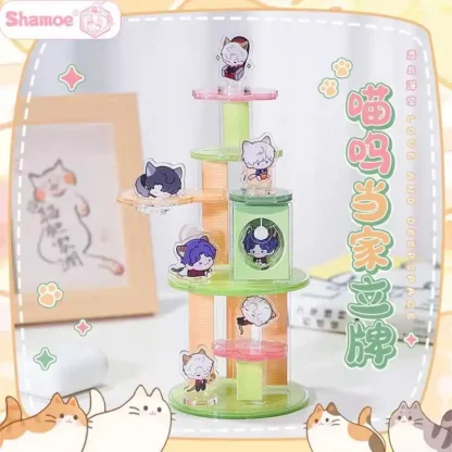 Soporte Acg de amor y espacio profundo, Rafayel Zayne Xavier Kawaii, soporte de escritorio acrílico para Cosplay, colección de figuras, Mini modelo, regalo para niños