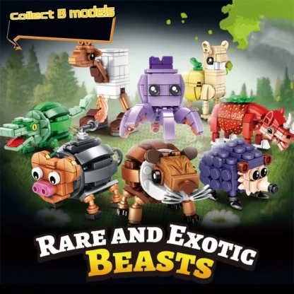 MOC italiano Brainrot ladrillos Tung Sahur figuras Tralalero Tralala DIY bloques de construcción para niños cumpleaños ladrillos juguetes regalos
