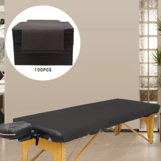 100x sábanas desechables de salón cómodas para adultos, sábanas de salón portátiles suaves de tela no tejida para SPA, belleza interior, hogar, Hotel