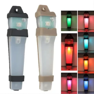 BOOIU Luz de marcador de identificación Personal, casco táctico, Flash de seguridad, luz de señal de supervivencia, caza, senderismo