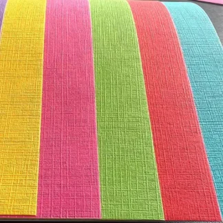 Papel cartulina texturizado, 50 hojas de papel de colores con textura fraca de 230 g/m2, estampado de doble cara, papel grueso artesanal premium