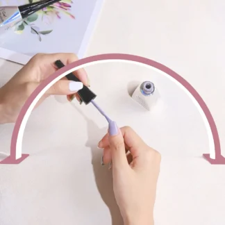 Media luna en forma de U para decoración de uñas, lámpara de belleza para el hogar, salón de belleza, escritorio, cuidado de uñas, lámpara de escritorio de trabajo LED simple