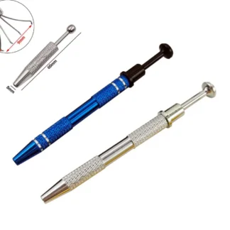 Soporte de cuentas de cuatro garras, herramienta de recogida, soporte de puntas de gemas de diamante, recogedor de pinzas, herramienta de pluma de aspersión para Piercing corporal, 1 ud.