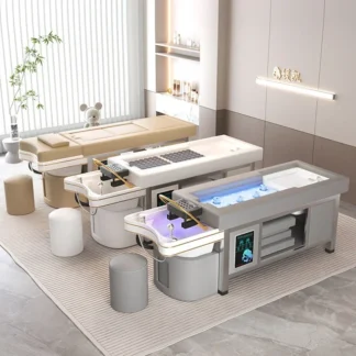 Camilla de Spa para el cabello, sillas de salón de belleza para mujer, productos para silla de cosmetólogo, tazón de champú para hombres, afeitado, pedicura, Spa para el cabello japonés