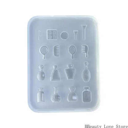 Accesorios tocador tocador silicona fácil limpiar molde joyería elegante que hace moho para artesanos