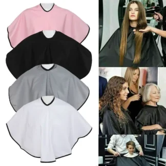 Nuevo Capa de corte de pelo antiestática, herramienta de salón reutilizable, chal de pelo teñido, delantal de peluquería impermeable