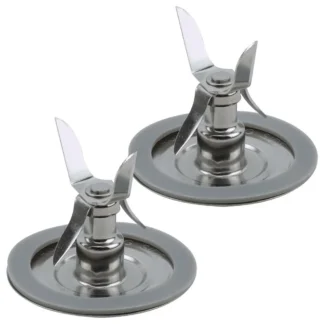 Paquete de 2 cortadoras de cuchillas de licuadora trituradora de hielo 4961-011 con pieza de repuesto de junta Compatible con Oster y Osterizer