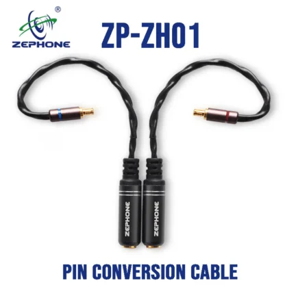 Zepphone-cable de conversión tipo oreja, D7200 dual, 3,5mm a MMCX, 2 pines, A2DC, IE8, IE400/500, QDC, IE40