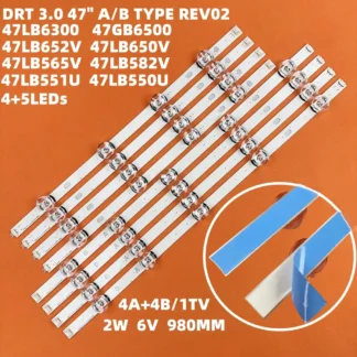 Tira de LED para 47LB6500 47LB5700 47LB5800 47LB572V 47LB5500 47LF5800 47LB585V 47LB652V 47LB650V 47LB565V 47LB561V 47LB561