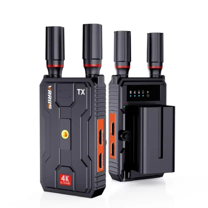 Receptor y transmisor de vídeo inalámbrico, extensor HDMI de 400m, 5G, 4K, adaptador de pantalla Dual, compatible con batería, cámara de boda, transmisión en vivo