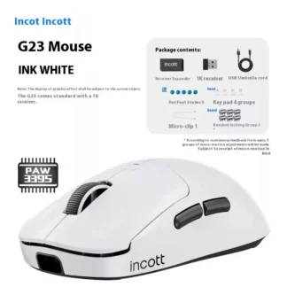 2025 nuevo lingote G23 ratón Hot Plug Micro Videojuego de movimiento el tercer examen simulado 8K inalámbrico Bluetooth PAW3395 regalo de nacimiento