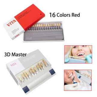 Guía de sombra Dental Vita clásica, 16 colores, Vita 3D Master, laboratorio Dental, guía de sombra blanqueadora, modelo de diente de 29 colores, placa colorimétrica