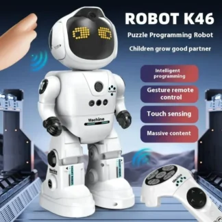 Robot de juguete RC con detección de gestos, música interactiva programable, baile, Control remoto inteligente, regalo de cumpleaños y Navidad para niños