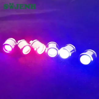 Mini bombilla LED DIY pequeña, botón decorativo iluminado, cuentas de luz, luz electrónica hecha a mano, modelo de luz de color, lámpara de luz