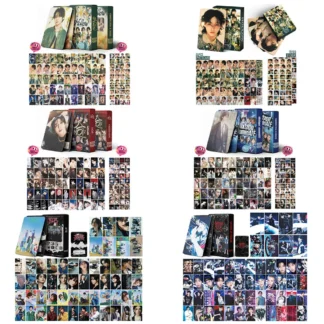 Nuevo 55 unids/set Kpop Idol Boy nuevo álbum grupo estrella tarjetas fotográficas de alta calidad colección de Fans tarjetas regalo