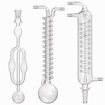 Piezas de vidrio de presión de vapor saturado de precisión, juego completo de dispositivo de medición, presión de vapor saturado, alelómetro en forma de U 14 #