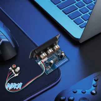 Placa amplificadora de potencia Digital ABKN-2.1 canales + Cable de Audio auxiliar 2X25w + 50W BT5.0 Subwoofer Clase D placa amplificadora DC12-20V