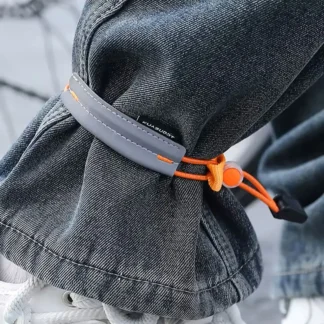 Faja elástica reflectante ajustable de alta visibilidad para ciclismo, bandas de seguridad para deportes al aire libre, correa de advertencia para correr de noche