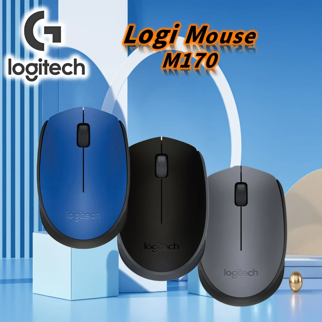 Ratón inalámbrico Logitech M170 serie M para PC, Mac, portátil, 2,4 GHz con mini receptor USB, duración de la batería de 12 meses