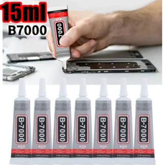 Pegamento súper transparente B7000, adhesivo de secado rápido para contacto, reparación de tabletas y teléfonos móviles, mantenimiento adhesivo, cubierta trasera, reparación media, 15ML