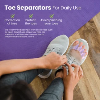 Separador de dedos de los pies de cinco agujeros, Gel suave, corrección de juanete, Hallux Valgus, alisador de dedos, protección, Corrector de pies, 2/4/6 Uds.