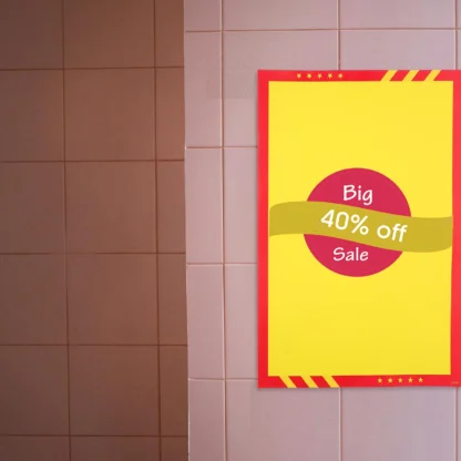 20 piezas cartel publicidad papel cartel titular etiquetas de precio para la venta señales etiqueta comercio publicidad mercado