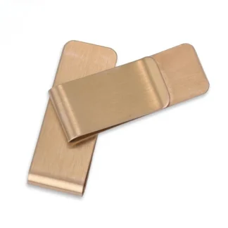 Soporte de Clip para dinero de latón crudo, 5 uds., para bolsillo delgado, rectángulo de efectivo, fabricación de joyas, búsqueda de joyas