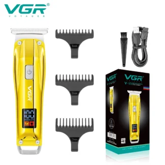Cortadora de pelo VGR, Máquina para cortar cabello eléctrica, máquina de corte de pelo inalámbrica, cortadora de pelo recargable, cortadora portátil para hombres V-956