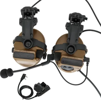 Auriculares tácticos COMTA III Airsoft protección auditiva auriculares tácticos casco ARC Rail reducción de ruido caza tiro orejera