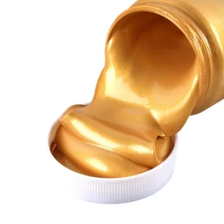 Pintura acrílica dorada de 50/100/300ml, pegamento de yeso pintado a mano nacarado de Metal, pintura pintada DIY impermeable y que no se decolora