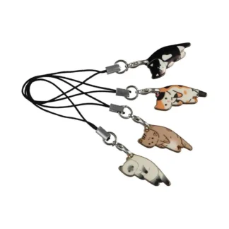 Cadena para teléfono, dijes para bolso, funda con correa, llaveros decorativos, cordones para teléfono, dijes colgantes para teléfono, correa para teléfono de gato, correa para teléfono móvil