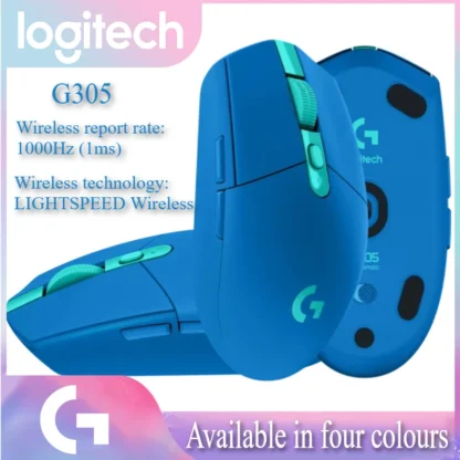 Ratón inalámbrico para juegos Logitech G305/G304 LIGHT SPEED, 12000DPI, multicolor, opcional, seguimiento preciso, ratón Esports, Sensor HERO