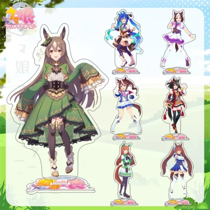 Venta al por mayor, bonito soporte Derby, figura acrílica, productos Satono Diamond Tokai Teio, colección periférica de animé, juguetes, regalos para niños