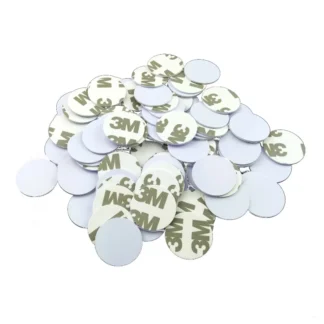 5YOA 5/10 Uds 25mm 125Khz etiquetas RFID EM4305 T5577 pegatinas grabables tarjetas de proximidad etiqueta adhesiva de pegamento regrabable para fotocopiadora RFID