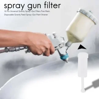 【¡¡Último lanzamiento!】Filtros universales para pistola pulverizadora por gravedad de 16 piezas de malla fina, colador de pintura desechable para pistola pulverizadora de alimentación por gravedad