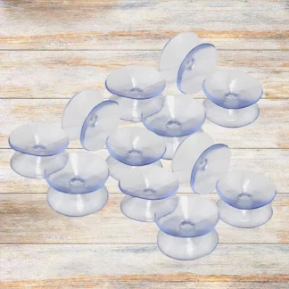 50 Uds ventosas acolchadas ventosas transparentes sin lengüeta de liberación almohadillas de goma para ganchos de silicona de vidrio